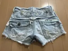 ロリータ ライトブルー デニムショートパンツ XXS