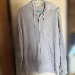 UNIQLO グレー フルジップパーカー XLサイズ
