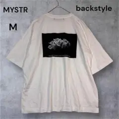 MYSTR 半袖 Tシャツ Mグラフィック 白