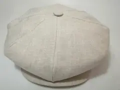 新品ニューヨークハットUSA製Linen NewsboyリネンOatmeal L