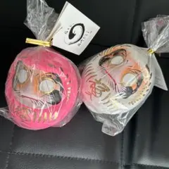 新品未開封 高崎だるま　達磨 置物 ピンク ホワイト 開運福だるま