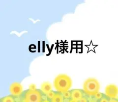 elly様用☆《オーダー待ち》