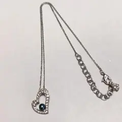 SWAROVSKI スワロフスキー ハート パール風 ペンダントネックレス