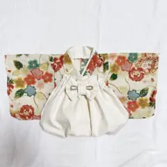 ベビー袴　ハンドメイド　70〜100 百日祝い　袴ロンパース　きなり袴