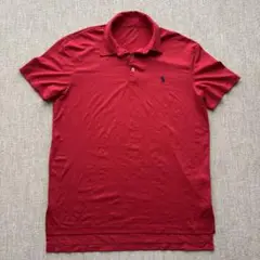 POLO 赤 ポロシャツ Mサイズ
