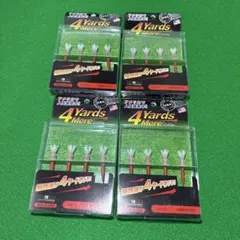【新品】ジオテックGOLF★4yd more★ゴルフショートティ★４個セット★