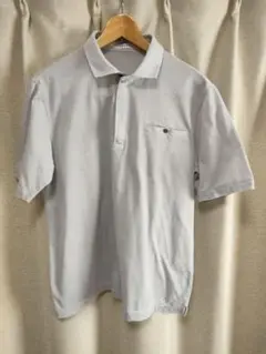 INTERMEZZO ポロシャツ ブルーグレー L 日本製