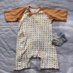 新生児用ロンパース 50-60cm靴下おまけ