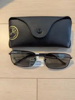 (未使用) Ray-Ban RB3746 ブラック サングラス (ケース付き)