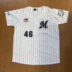 千葉ロッテマリーンズ 岩下46 ユニフォーム L