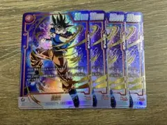 ドラゴンボール フュージョンワールド 孫悟空 scrパラレル 4枚セット