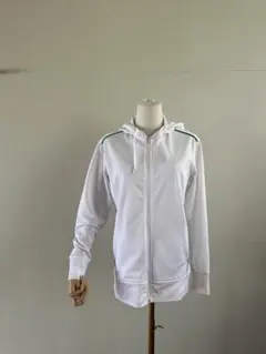 ホワイト フード付きジャケット