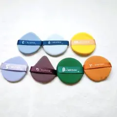 メイク用 スポンジ アースカラー 7個セット