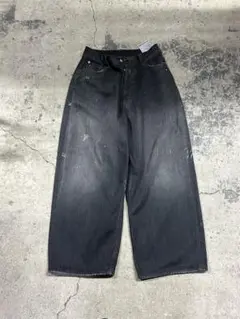 2023M FN Black Trafalgar デニムパンツ