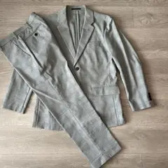 ユニクロ　感動ジャケットパンツ　グレンチェックセット