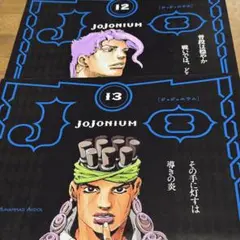 ジョジョの奇妙な冒険　函装版　13巻14巻　ポスター