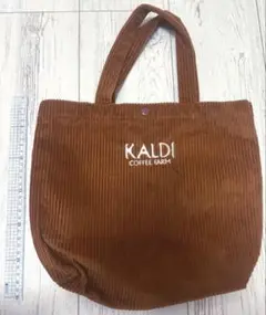 カルディ KALDI 福袋 手提げかばん バッグ ベロア トートバッグ