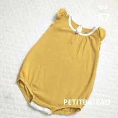 PETITBATEAU　ドット柄ショートオール　6m67