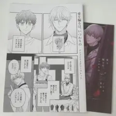 愛を騙るは、いつわりの ◉アニメイト限定4Pリーフレット・リバーシブルカード
