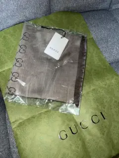 GUCCI 国内発送 sale マフラー ウール シルク リバーシブル