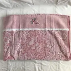 新品　未使用品　ピンク　大判タオルケット
