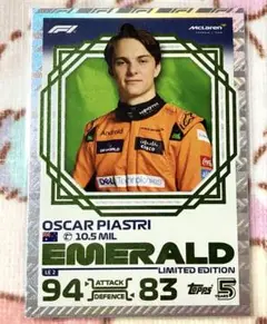 F1 Turbo Attax 2024 オスカー・ピアストリ レジェンド