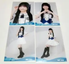 【匿名配送】STU48 2025年6月度ランダム生写真　岡村梨央　4種　コンプ