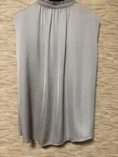 【ナノユニバース】グレーベージュ ノースリーブ チュニック