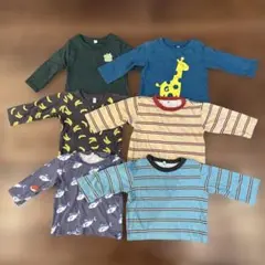 エルフィンドール 長袖Tシャツ 6点まとめ売り 80 男の子