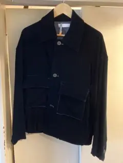 17AW STUDIOUS限定 ベロアシャツジャケット ブルゾン