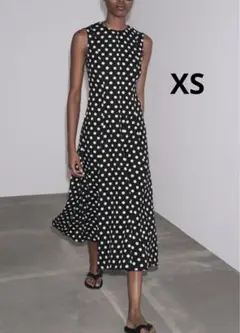 ZARA ザラ　ノースリーブミディワンピース 新品、未使用