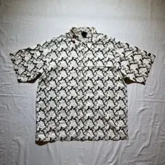 Y2K 90s BADBOY バッドボーイ　柄　シャツ　半袖