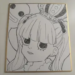 ペローナ ONEPIECE ファンアート 手描きイラスト ペン画