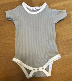 ペアマノン ワッフル ロンパース 80 ミント