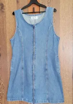 needs. ノースリーブデニムワンピース