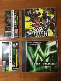 WWE WWF テーマ曲CD 2枚セット