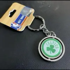 新品 NBA ボストン セルティックス 回転式 キーホルダー バスケットボール