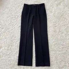 〝モザイクMOSAIQUE〟黒　スラックス　センタープレス　11号