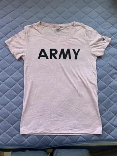 チャンピオン　半袖Tシャツ　ピンク　レディース　Lサイズ