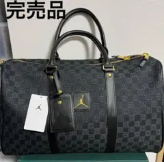 JORDAN BRAND MONOGRAM DUFFLE BAG BLACK