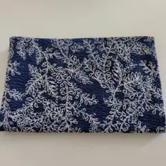 リーフ柄　リップル生地