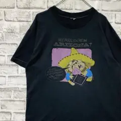 USA製90sヴィンテージTシャツ！シングルステッチ　ブラック半袖古着　L 16