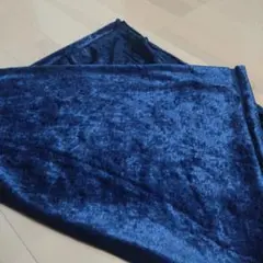 ダークブルー ベルベット生地