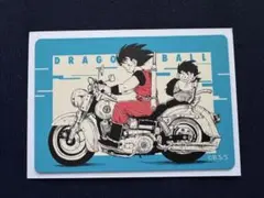 ドラゴンボール　マグネットステッカー　孫悟空　孫悟飯　バイク
