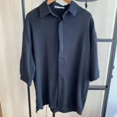 ZARA ブラック 半袖シャツ Sサイズ