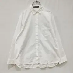 ザラベーシック シンプルシャツ XL大きいサイズ ホワイト 合わせやすい