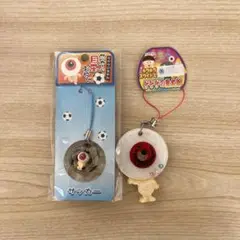 ゲゲゲの鬼太郎　目玉おやじ ミラー、サッカーストラップ