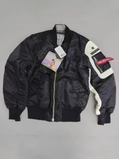 fragment×theShepherd MA-1 ジャケット 黒 L fragment sequel MA-1 シークエル フラグメント 新品 黒