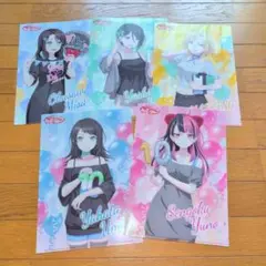 バンドリ×ファミマコラボ　クリアファイル　全5種コンプ