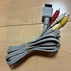 清掃済 任天堂純正品 ニンテンドーWii AVケーブル RVL-009 動作OK